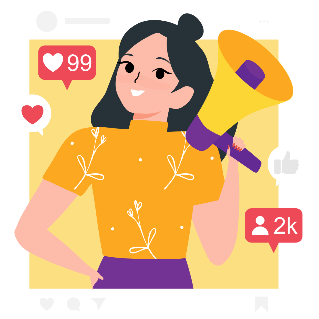 Micro Influencer Illustration